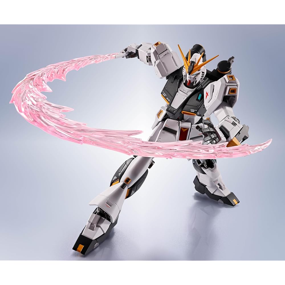 TAMASHII NATIONS METAL ROBOT SPIRITS Mobile Suit Gundam: Char's Counterattack Nu Gundam, approximately 150mm, ABS, die-cast, and PVC pre-painted actio