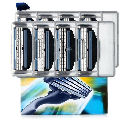 8pcs/lot High Quality 3 Layers Razor Blades,Compatible for Mache 3 Machine