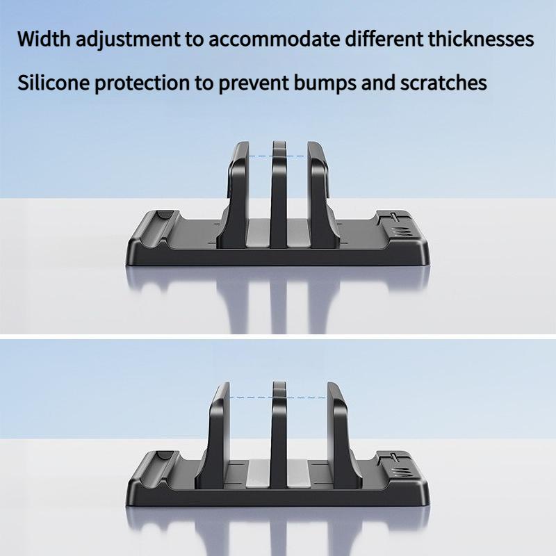 1PC Laptop Vertical Stand Suitable for MacBook Vertical Storage Rack iPad Tablet Shelf Base