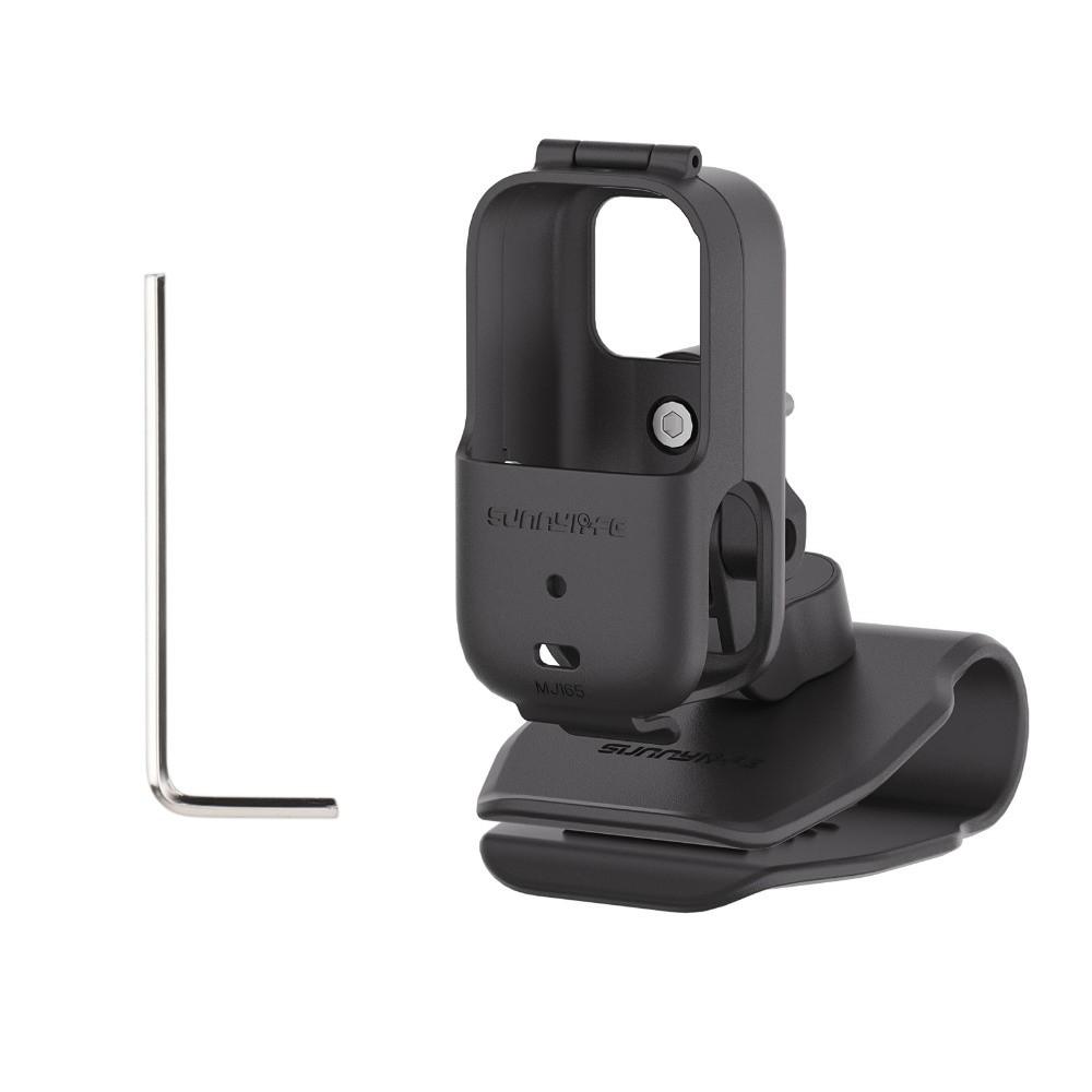 360° Rotation Auto Sun Visor Clip Holder Clip Bracket for DJI Osmo Nano Action Camera Accessories чёрный