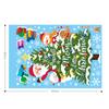 2025 Christmas Window Decoration Electrostatic Sticker Christmas Tree Santa Claus Snowflake Pattern Deca Gift Wall Sticker