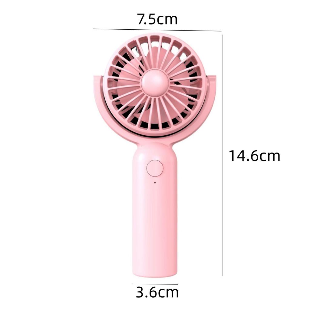 3pcs Portable Handheld Mini Fans with 3 Speed 180° Adjustable USB C Rechargeable for Travel Stylish Indoor Outdoor Eyelash Fan