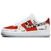 Air Force 1 Slip Resistant, Abrasion Resistant, Lightweight Low Top Skateboard Shoes Men's White Red FJ4146-100(Team56-)