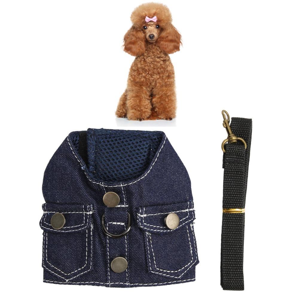 Oxford Cloth Dog Cat Leash Anti-knot Escape Proof Harness Durable Pet Harness Outdoor Walking