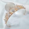 Bridal Jewelry Sparkling Rhinestone Diadem Exquisite Elegant Bridal Crown Luxury Alloy Metal Princess Crowns Gift