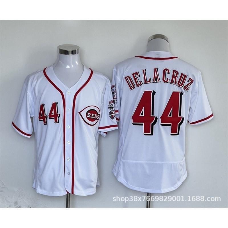 Cincinnati Reds Embroidered Baseball Jersey Unisex Fan Apparel Hoodie Sweatshirt Wear