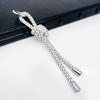 Handmade Butterfly Knot  Flash Mobile Phone Pendant Bag Accessory Elegant Personality Style Keychain Decoration