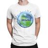 Frutiger Aero Bubble TShirts for Men  Casual Pure Cotton Tee Shirt Crew Neck Short Sleeve T Shirt Plus Size Clothing