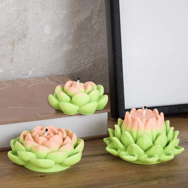 Flexible Silikonform, 3D-Blumenform, Kerzenformen, Duft-Aromatherapien, Herstellungsform, handgefertigte Desktop-Ornament-Form