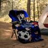 BlueLock Theme Printed Blanket - Perfect for Couch, Bed, Travel & Outdoor Use | Machine Washable, Cozy & Durable.