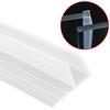 2m F Shape Bath Shower Screen Door Seal Strip For Glass  6mm Seal Gap