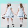 In Alice Wonderland Alice Kingsleigh Cosplay Adult Costumes Stage Performance
