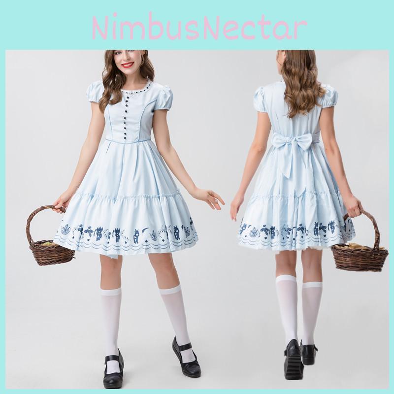 In Alice Wonderland Alice Kingsleigh Cosplay Adult Costumes Stage Performance
