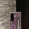 Sleek Anti-Drop Pen Stand Case for Samsung Z Fold6/7 - Skin-Feel Camouflage Design