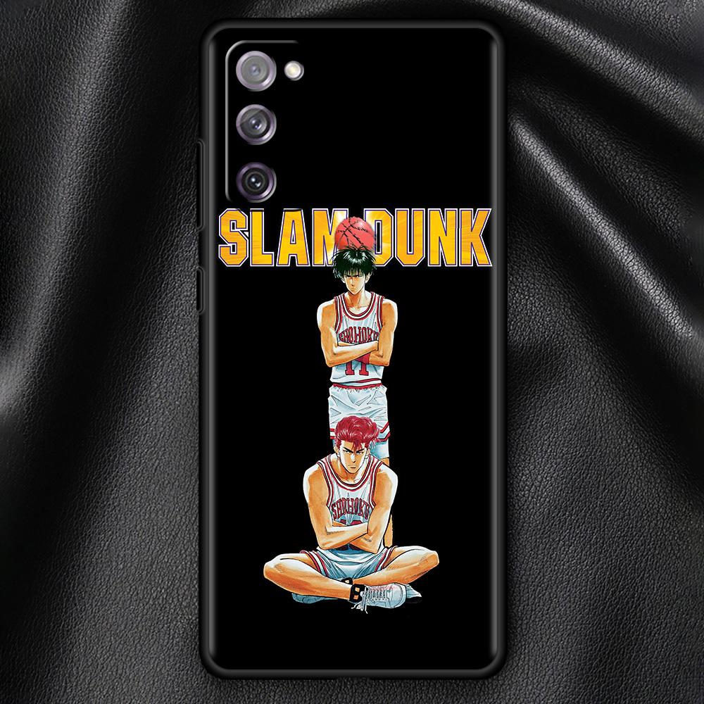 Anime SLAM DUNK Soft Black Case For Samsung Galaxy S21 Ultra S20 FE S10 Plus S10e S9 S8 S7 M51 M31 Silicone Shell Phone Cover