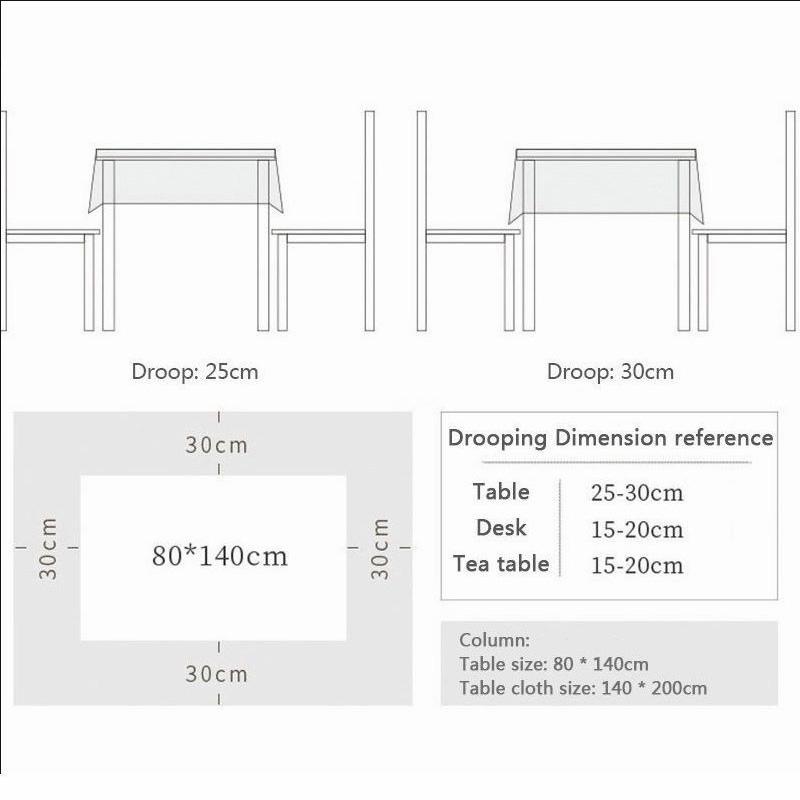 Față de masă Jacquard cu design Wave Tassel pentru masa de masă de Crăciun