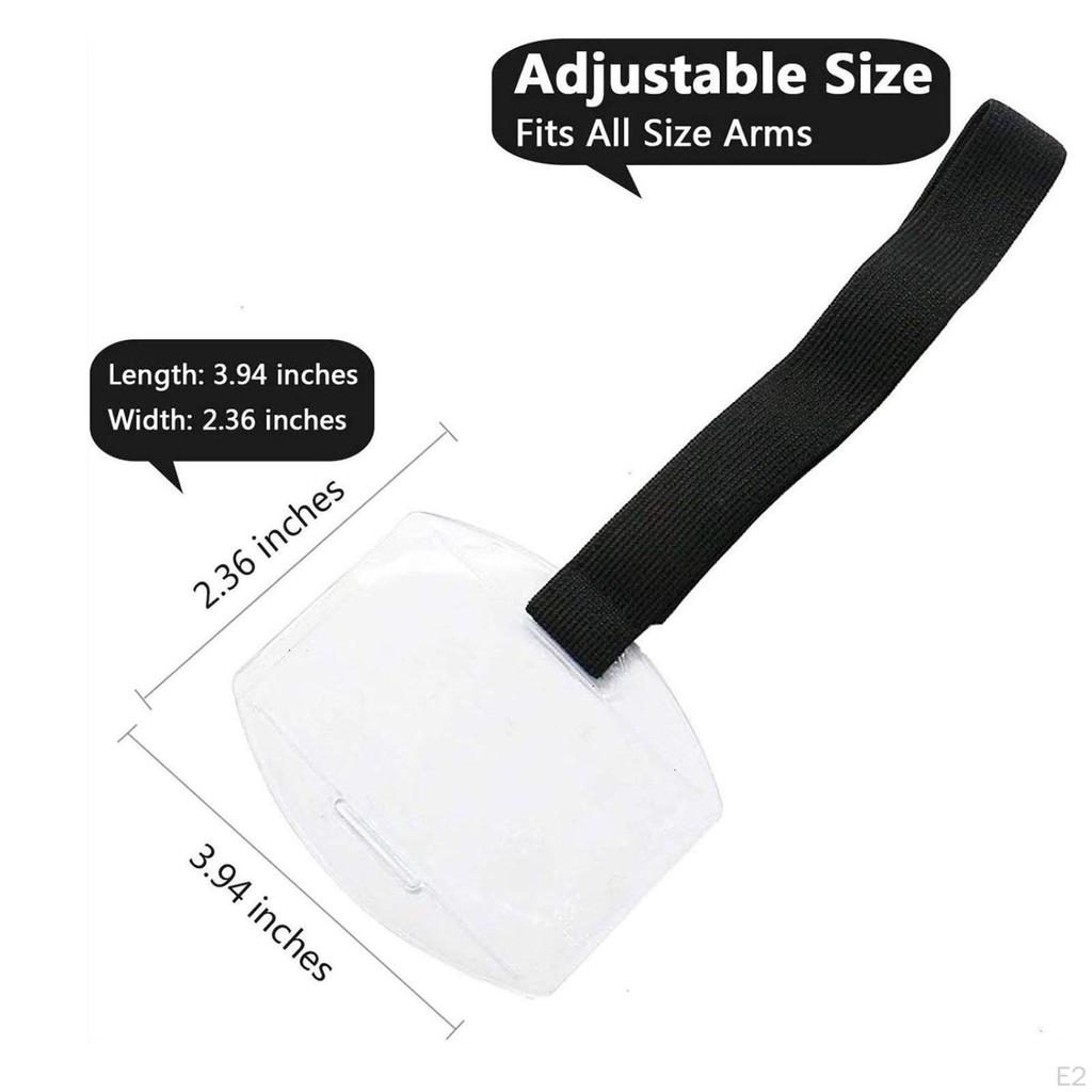 Nastavitelný držák na paži pro identifikační odznaky - Voděodolný PVC design