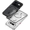 Coque Pour Nothing Phone 4A Pro Phone 4A Alliage d'Aluminium Cadre Métallique Pare-chocs Acrylique Givré Cover de Recharge Sans Fil Magsafe