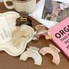 Small Acetic Acid Hair Claw Arch Shape Geometry Hair Crab Clip Fashion Retro Shark Clip  Daily