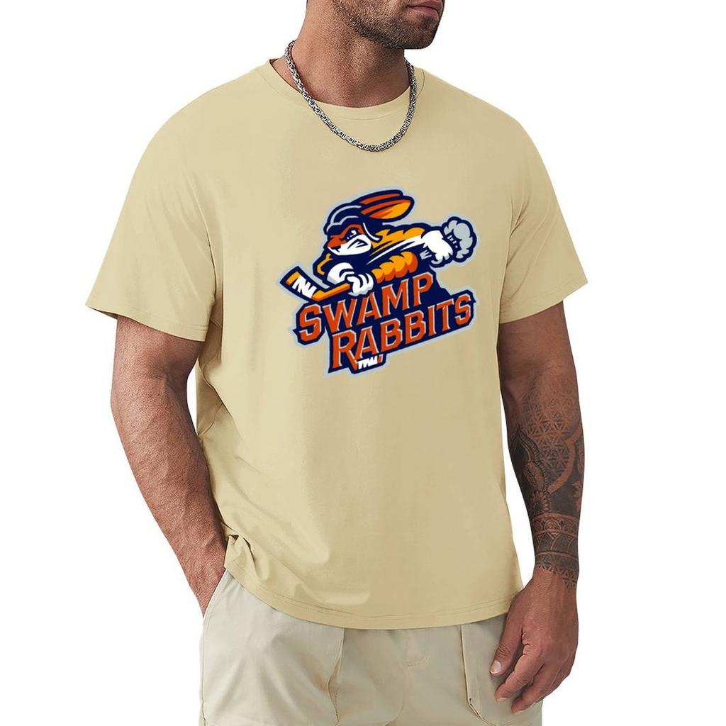 GREENVILLE SWAMP RABBITS T-Shirt Oversized T Shirt Plus Sizes Mens Clothing