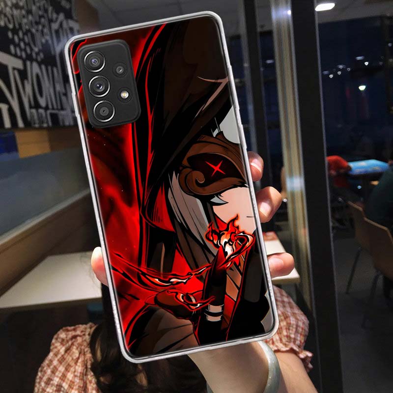 Arlecchino Genshin Impact Phone Case for Samsung A54 A57 A37 A17 A14 A15 A12 A24 A34 A55 A35 A25 A52S A07 A05S A04S A22 A32 A72