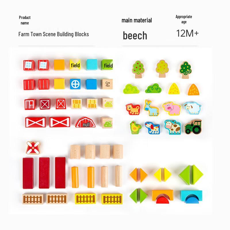 Hape Wooden Building Blocks Collection