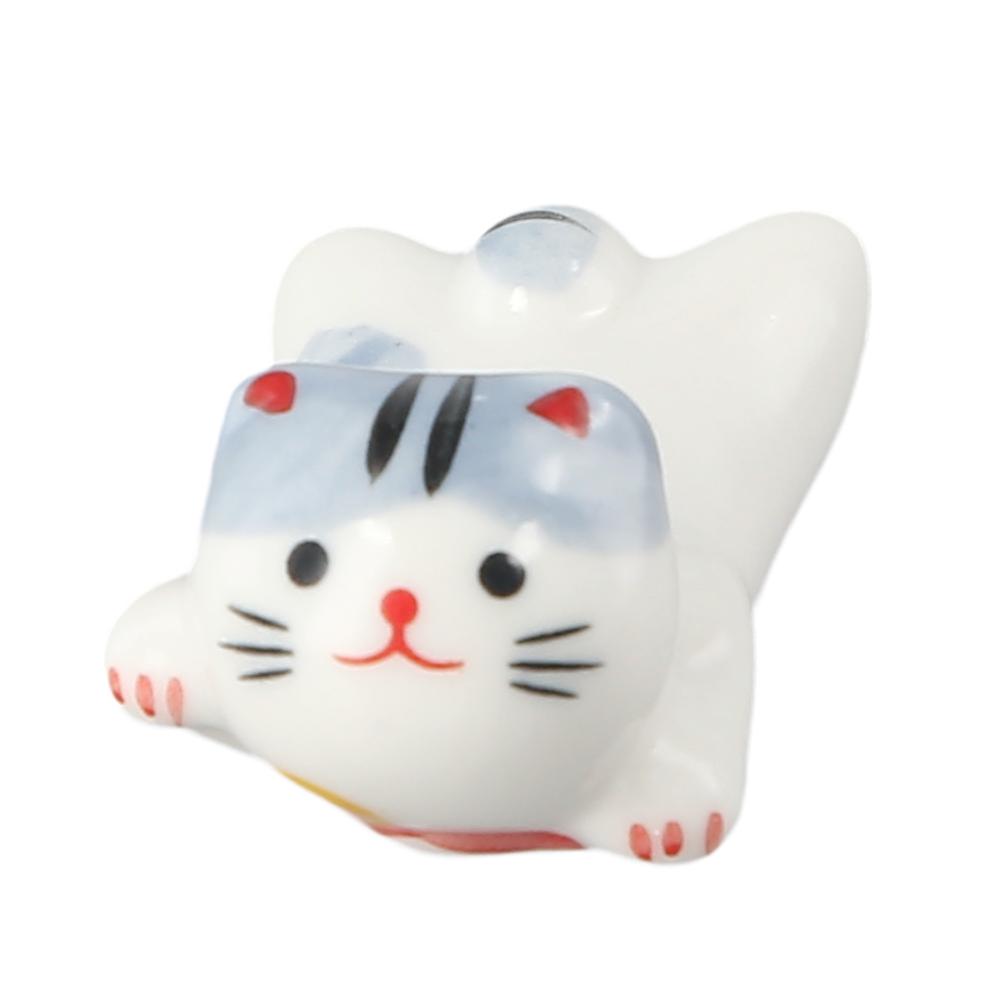 Ceramic Cute Cat Chopstick Rest Japanese Style Chopsticks Pillow Home Kitchen Decoration Chinese Chopsticks Holder Spoon Holder