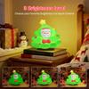 Christmas Tree Night Tabletop Mini Silicone RGB Light with USB Stylish Mood Ambient Christmas Christmas Christmas Gift Light, Tree, Touch-Activated