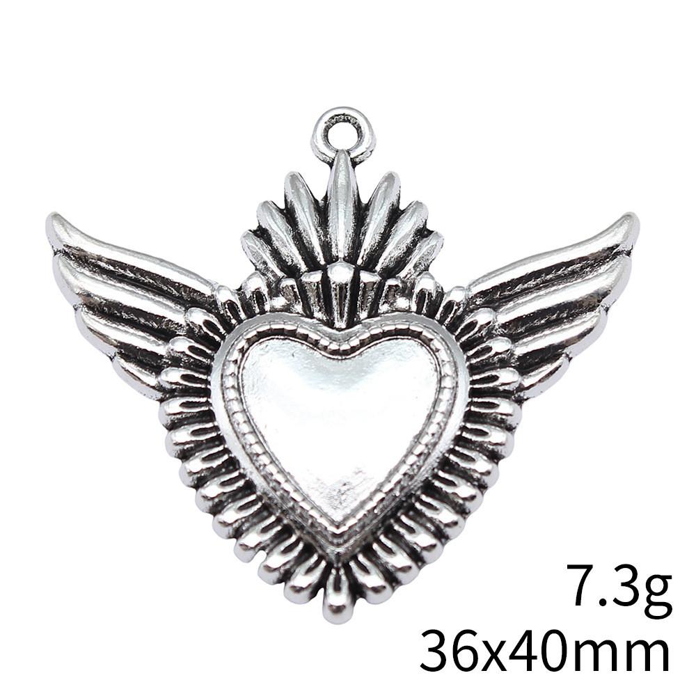 Christmas Decorations Charms Jewelry Gothic Style Peach Heart Charms Pendant Items Craft Pendants