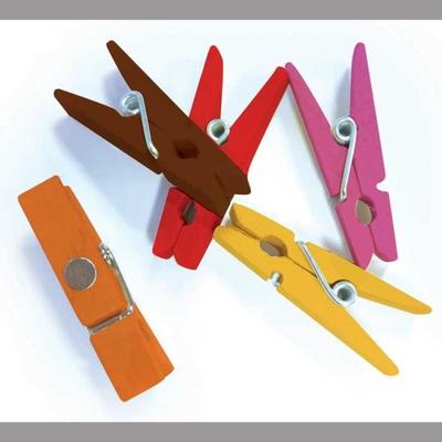 Clothespins - PW INTERNATIONAL - Amour Perle - Solid Wood - 10 Pieces - 35mm