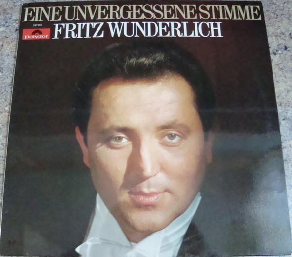 LP Record FRITZ WUNDERLICH  Eine Unvergessene Stimme 249190 Polydor 1967 Germany Classical Used