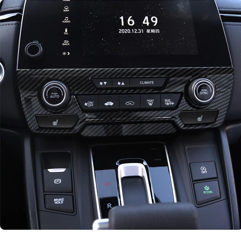 ABS Car Interior Center Console Air Condition AC Switch Button Panel Cover Trim For Honda Crv CR-V 2017 2018    2022