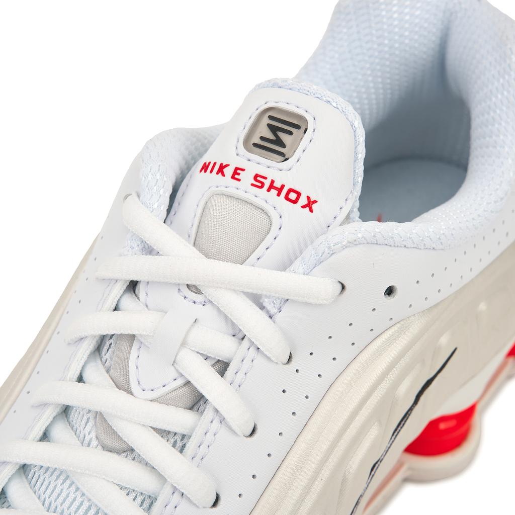 Nike Tênis Feminino Shox R4 Phantom Vermelho Picante Branco Creme AR3565-103