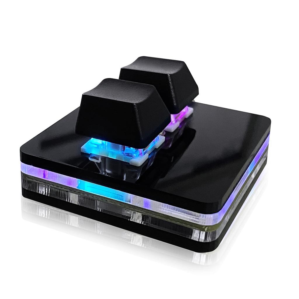 BTXETUEL NONO OSU Red Switch Gaming USB Hot Swap Mechanical Mini Mechanica RGB Keypad for Macro and Rhythm Games Keypad, 2-Key Keyboard, Keyboard,