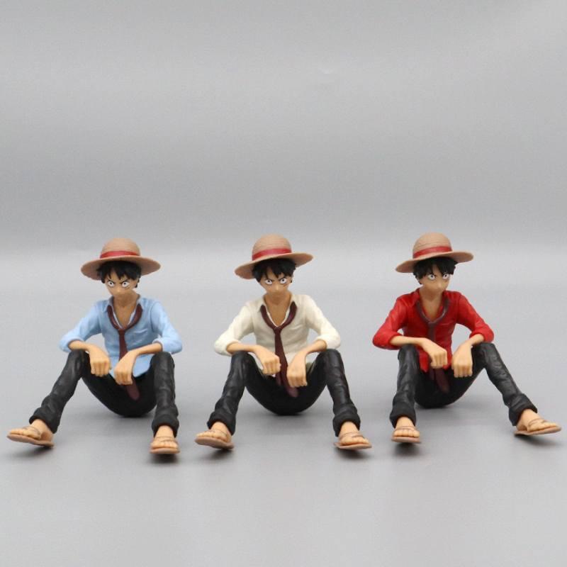 One Piece Luffy Car Decoration Figure Pvc Material Perfect For Anime Fans