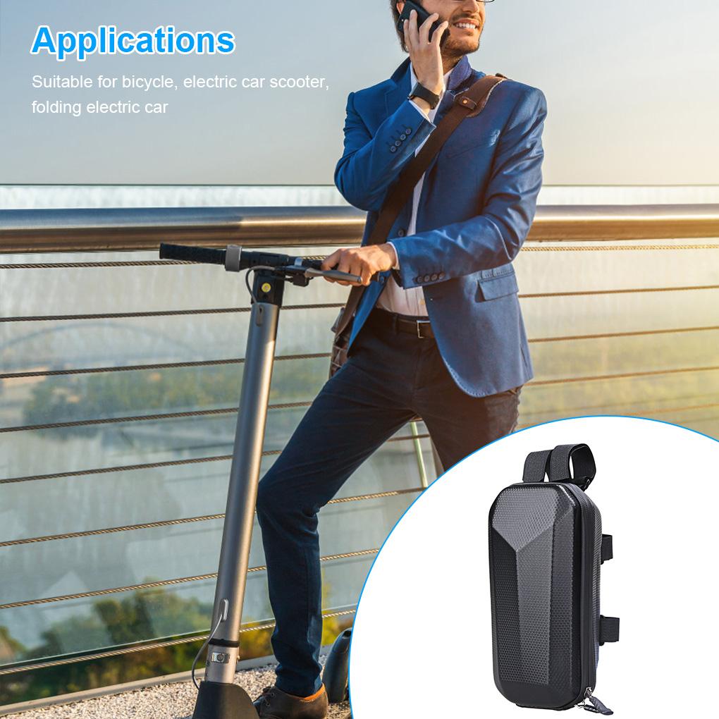 Universal Electric Scooter Front Bags Keys Coins Tools Large Capacity Organizer Zipper Pouches Folding E-bike Accessories