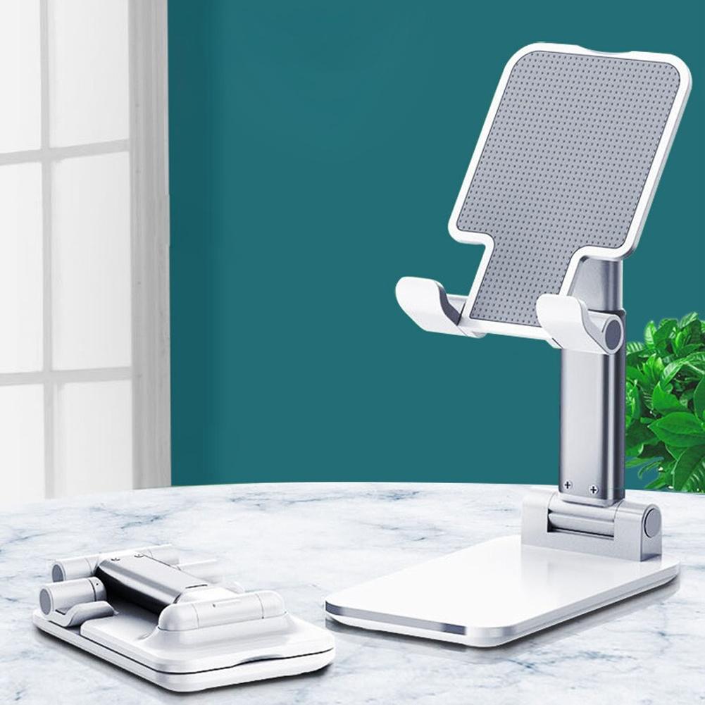 Smart Phone Holder, Desk Portable Tablet Cell Phone Holder, Tablet Stand, Anti-Slip Adjustable Angle Phone Holder, Folding Electronic Devices Mount, F