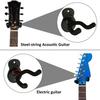 Gitarren- und Ukulele-Wandhalterung mit Metallbasis