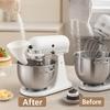 Flour Funnel for Kitchen Plastic Funnel with Easy-Pour Attachment Fits KSM150  5-Quart Tilt-Head Mixers Baking Accessory