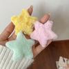 Plush Star Hair Clip - Cute Five-Pointed Autumn/Winter Style Side Clip for Girls