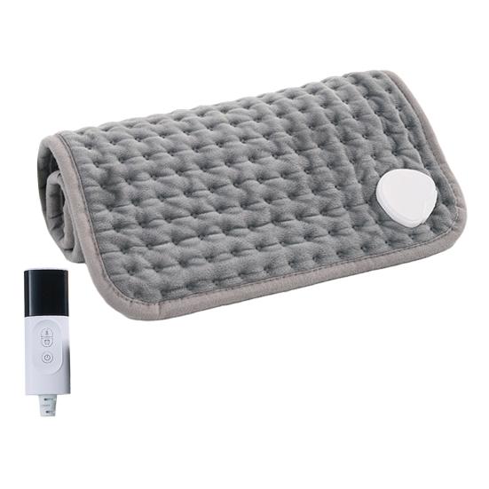 75W Electric Heating Blanket Back Neck Shoulder Pain Relief 9-Gear Temp 4-Gear Timer Flannel Electric Warming Pad UK Socket