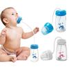 Anti-Colic Baby Bottle with Wave Pattern Silicone Teat Baby Bottle 150ml Ergonomic Hands-Free