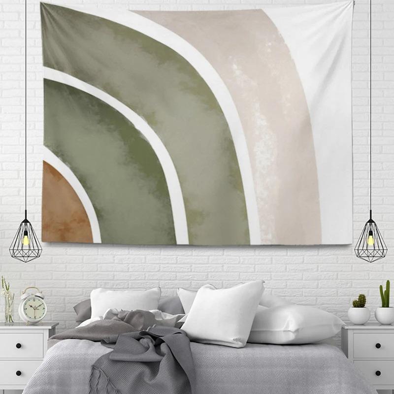 Aesthetic Home Room Decor Bohemian Hanging Large Fabric Autumn Simple Bedroom Carpet Nordic Bohemian Home Decor Tapestry