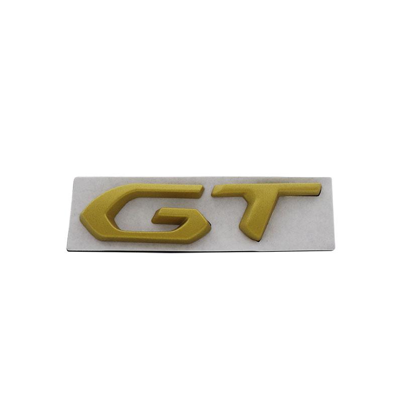 3D Premium GT for Car Hood Fender Trunk Rear Bonnet Nameplate Decal Emblem Badge Sticker