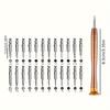 25in 1 Precision Repair Tool Kit Screwdriver Set - Metal and Plastic Security Torx Heads for Electronics, Eyeglasses and More