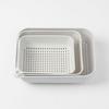 Good Kitchen Square Tray 3-piece Set Kitchen Plastic Tray