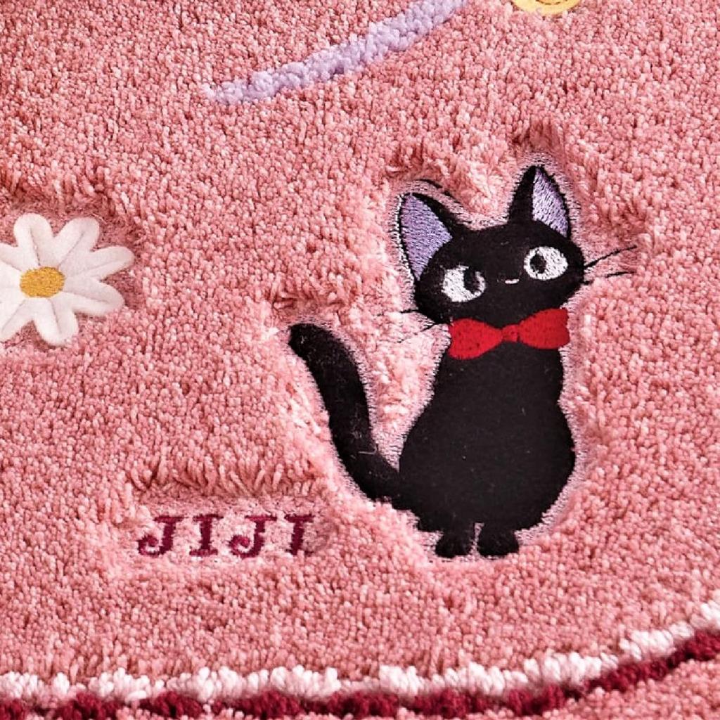 Delivery Service Long Toilet Mat Set 4 Piece Set Ghibli Gigi Hana Sanpo Toilet Mat 80 X 60cm Lid Cover Slippers Paper Holder Cover Pink Toiletries Set