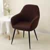 1/4/6pcs Solid High Arm Chair Cover Elastic Dining Chair Seat Covers Stretch Kitchen Armchair Slipcover Hotel Housse De Chaise