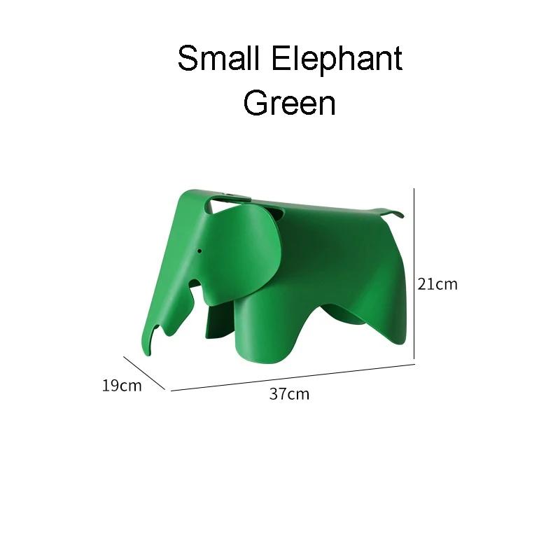 Modern Living Room Art Ornaments Creative Room Small Elephant Stools Model Decor Bookcase Nordic Design Crafts Figurines Chairs Valentines Day Gift