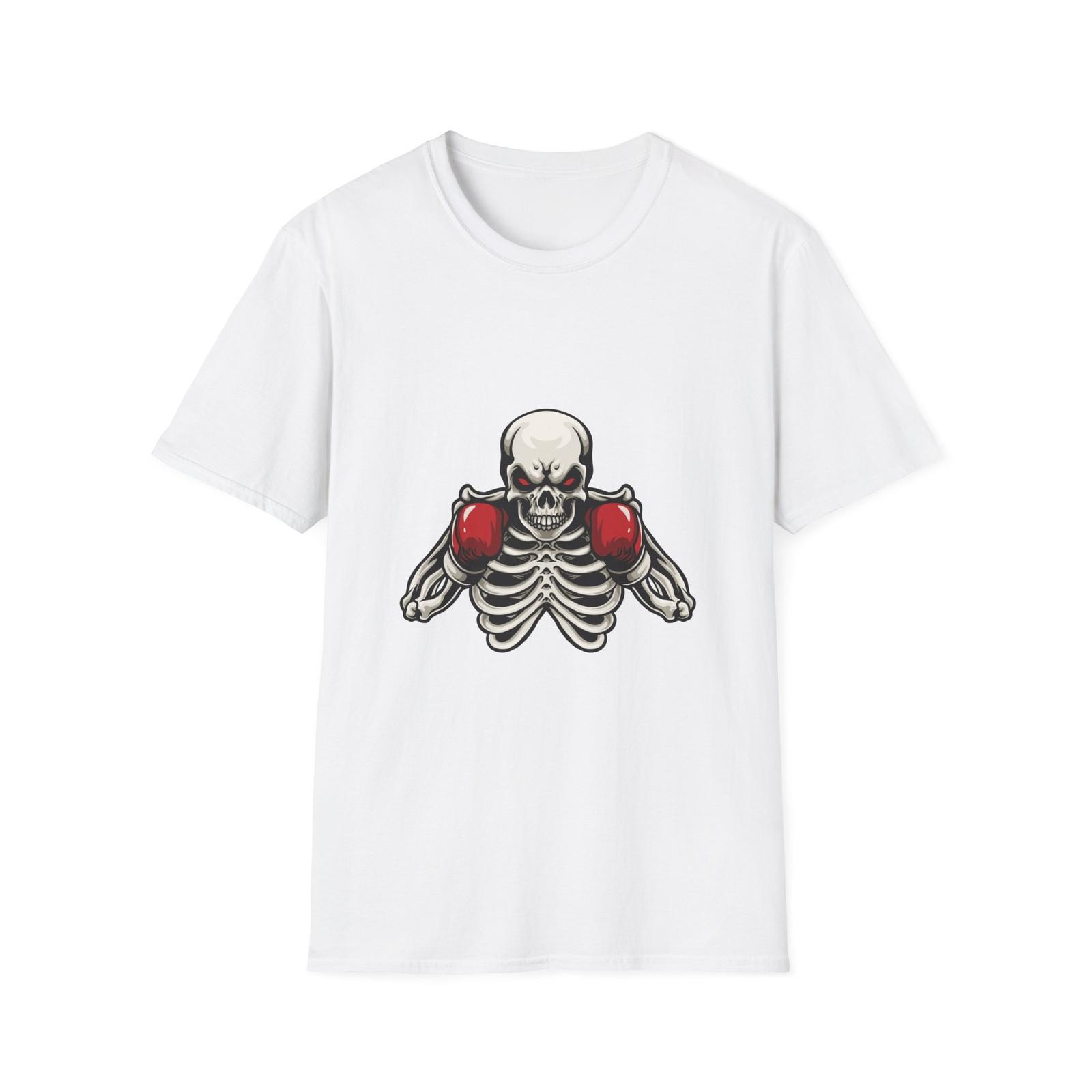 Skeleton Weightlifting T-Shirt, Gym Shirt, Workout Tee, Fitness Apparel S